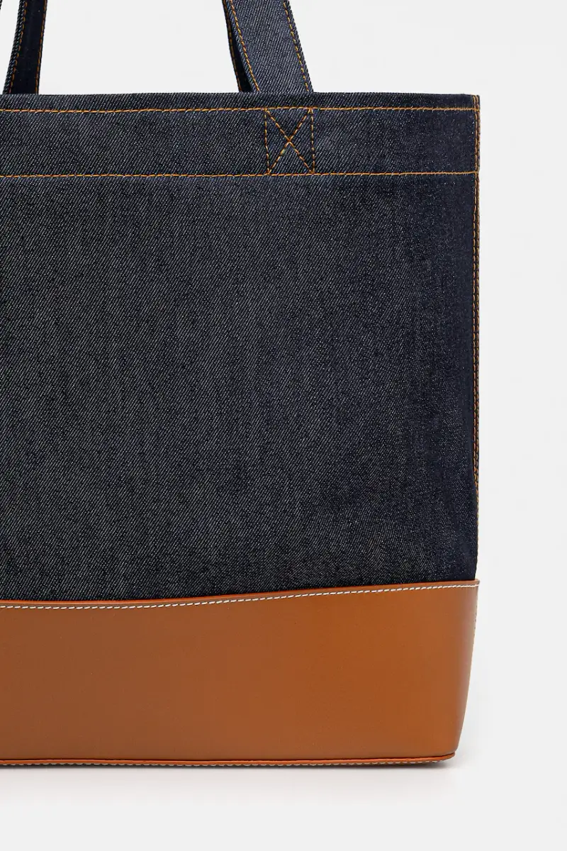 borsetta Tote Axel E W Blu navy miniatura 3