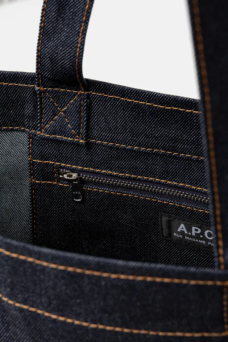 borsetta Tote Axel E W Blu navy miniatura 5