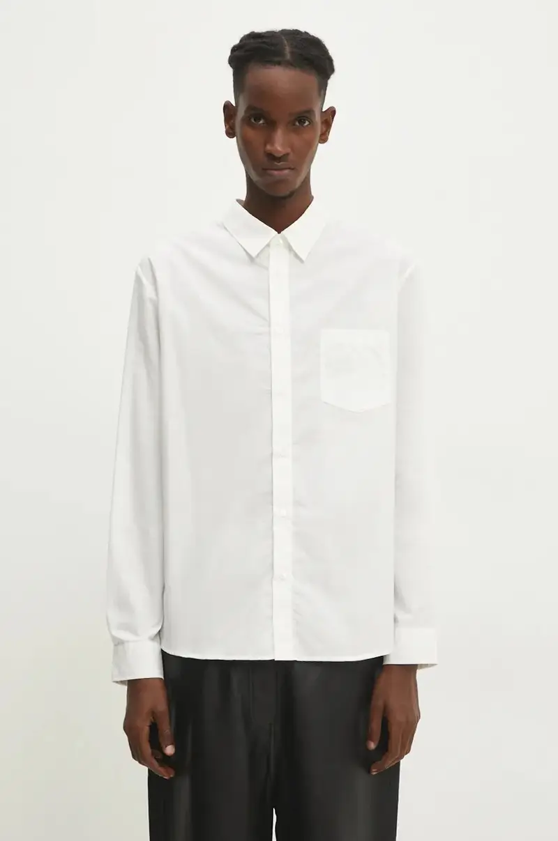 . camicia in cotone Chemise Clement uomo colore bianco COEVD-H12512