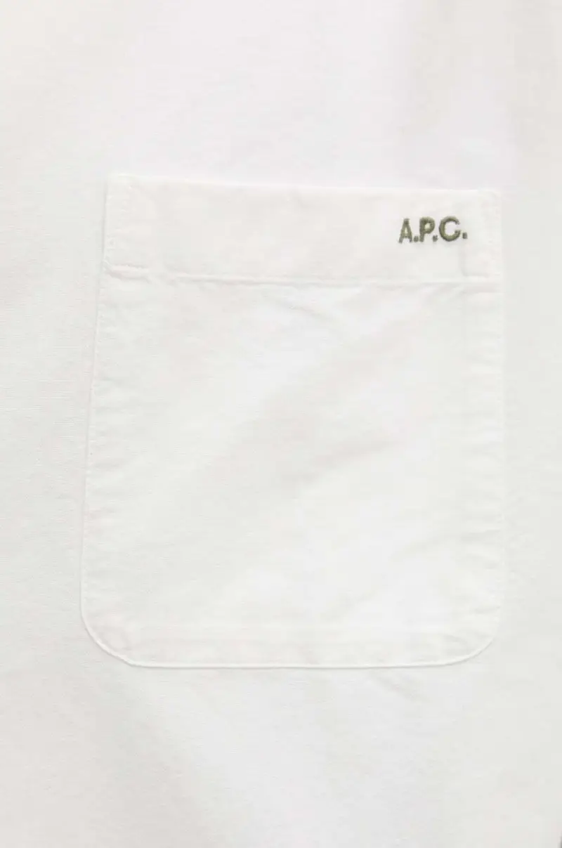 camicia in cotone Chemise Mateo Logo uomo colore bianco COHAH.H12599 miniatura 2