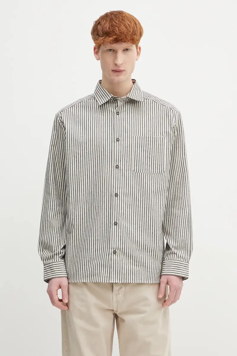 . camicia in cotone Surchemise Malo colore nero COHGG.H32023