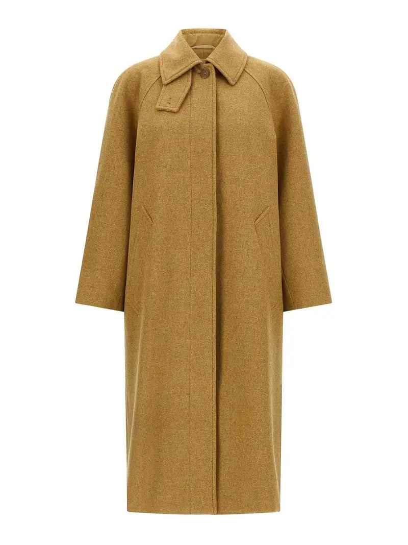 Cappotto di lana Beige
