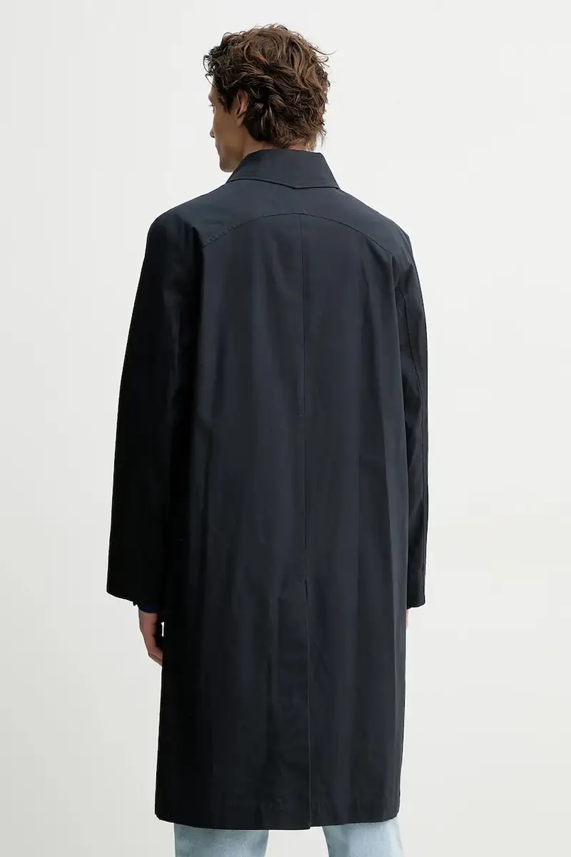 cappotto in cotone mac arthur uomo colore blu navy COERC.H01535 miniatura 3