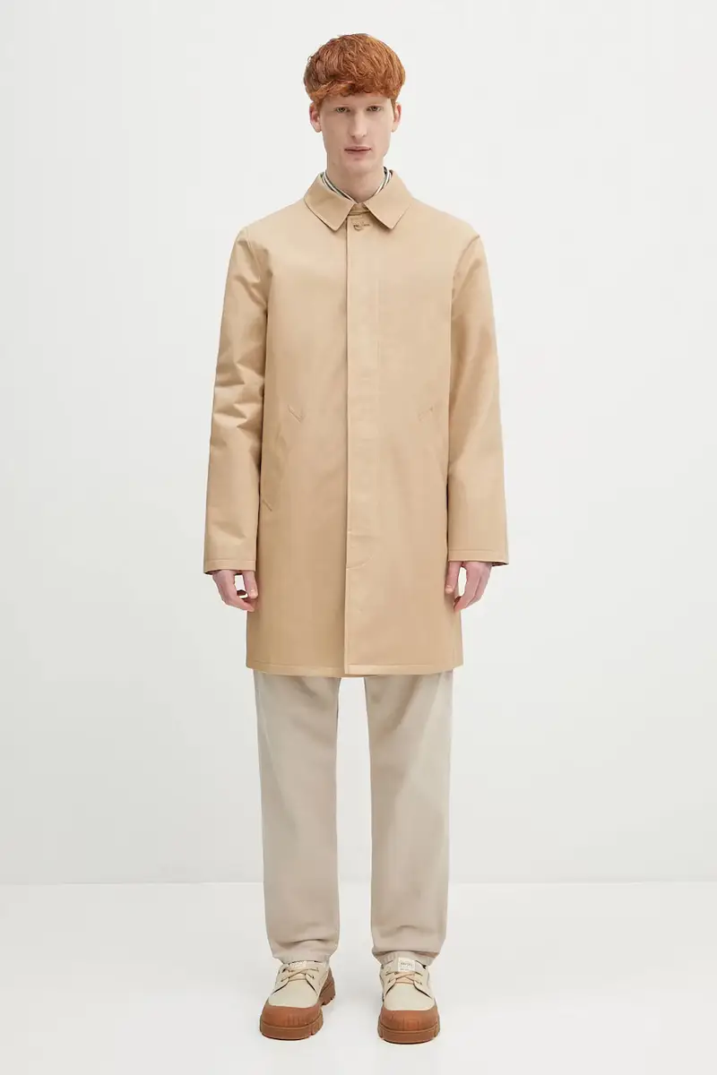 . cappotto in cotone mac ville colore beige COZBA.H01103