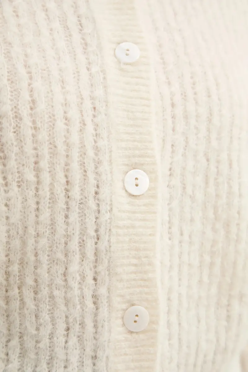 A.P.C. Cardigan Donna Beige 3569885 miniatura 5