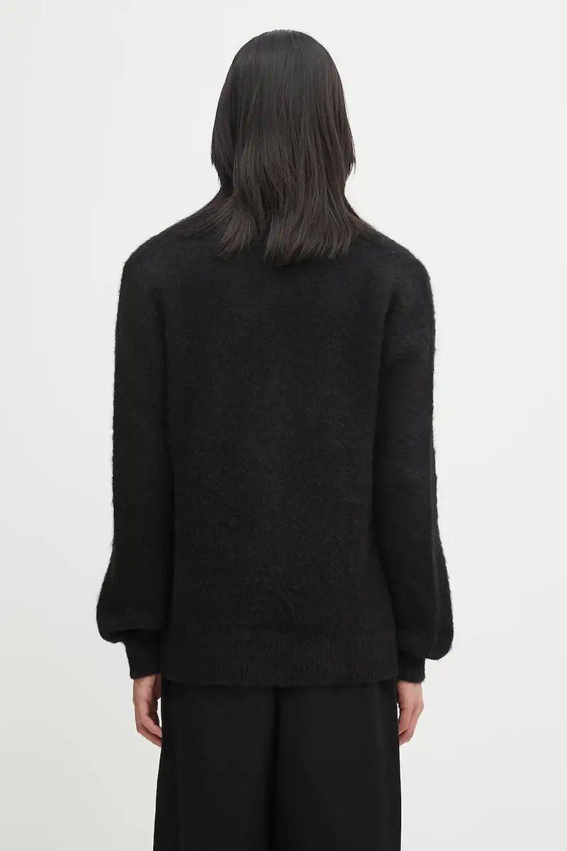 cardigan con lana Cardigan Davis colore nero WPABE.M22330 miniatura 3