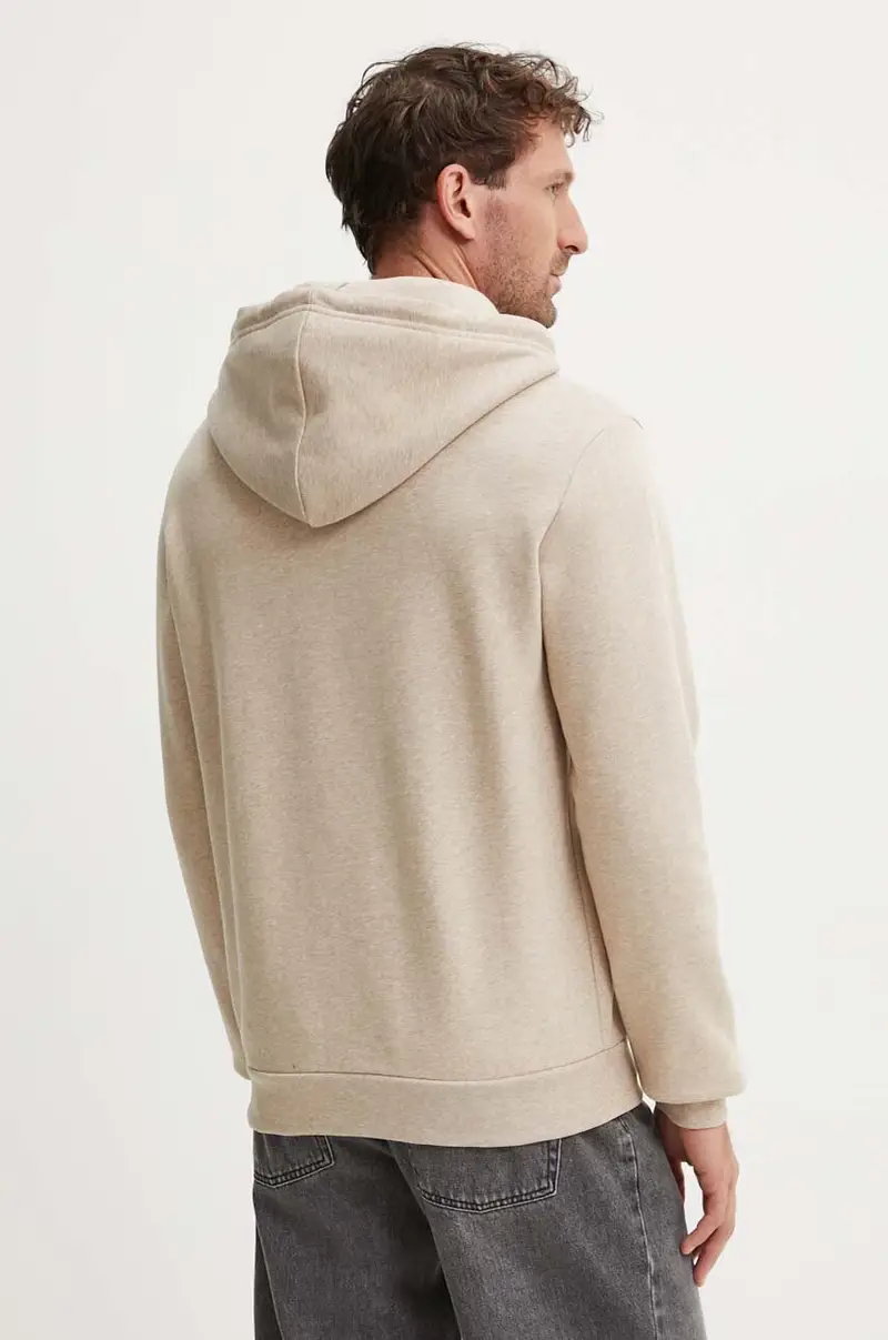 felpa hoodie standard rue madame GOTS colore beige con cappuccio COHBV.M27914 miniatura 3