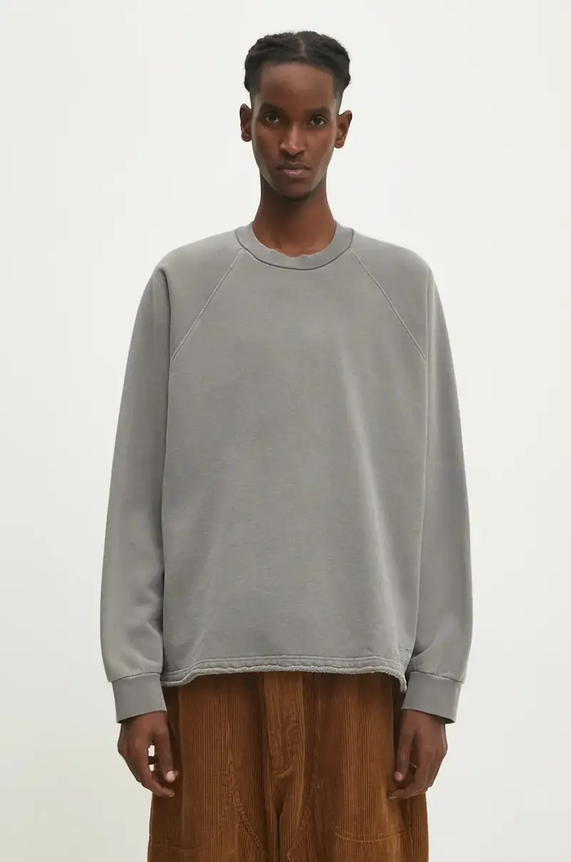 . felpa in cotone Kick Out colore grigio COHBT-M27954