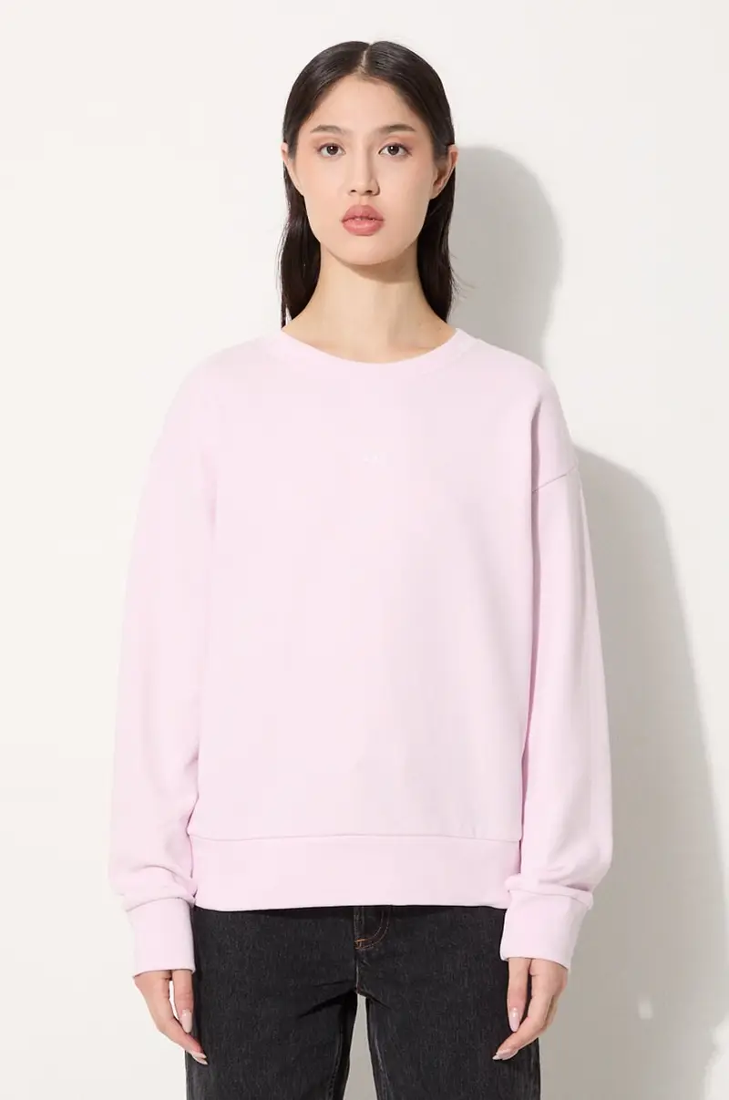 . felpa in cotone Sweat Annie donna colore rosa