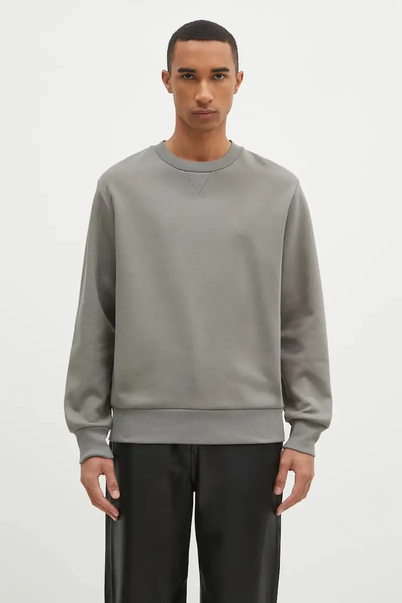 . felpa in cotone Sweat Duck uomo Grigio