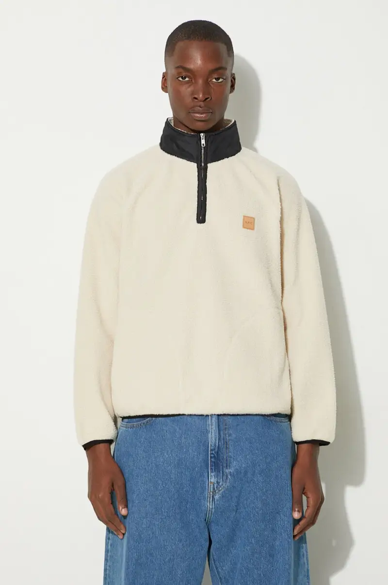 . felpa in pile sweat island colore beige PSAIF.M27845