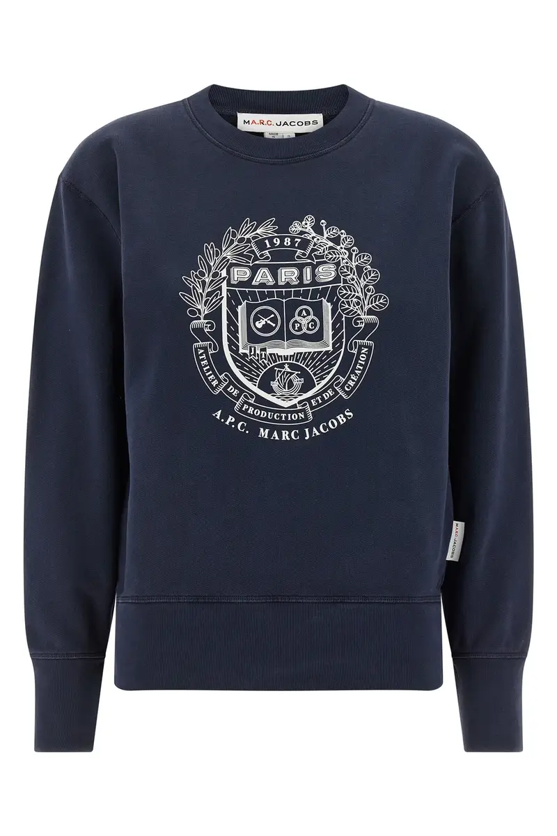 Felpa 'Paris' Capsule A.P.C. X Marc Jacobs Blu