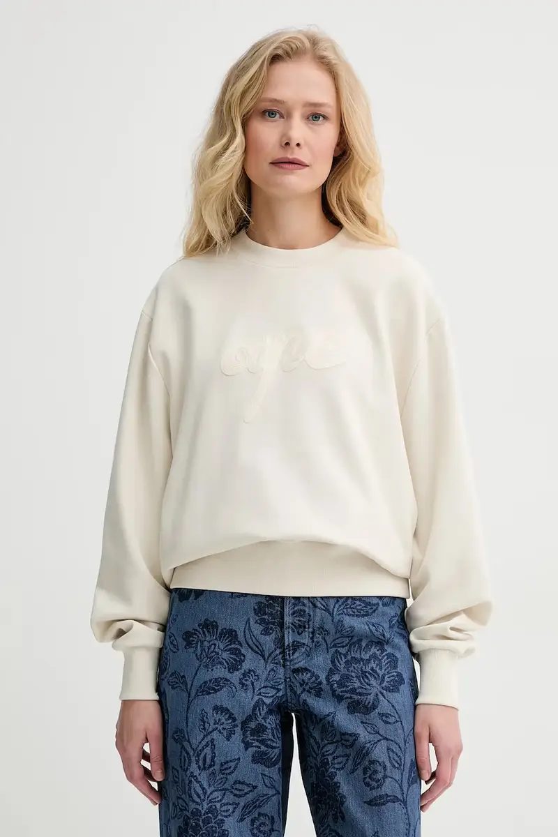 . felpa sweat ethan - GOTS donna colore beige COHGT.M27975