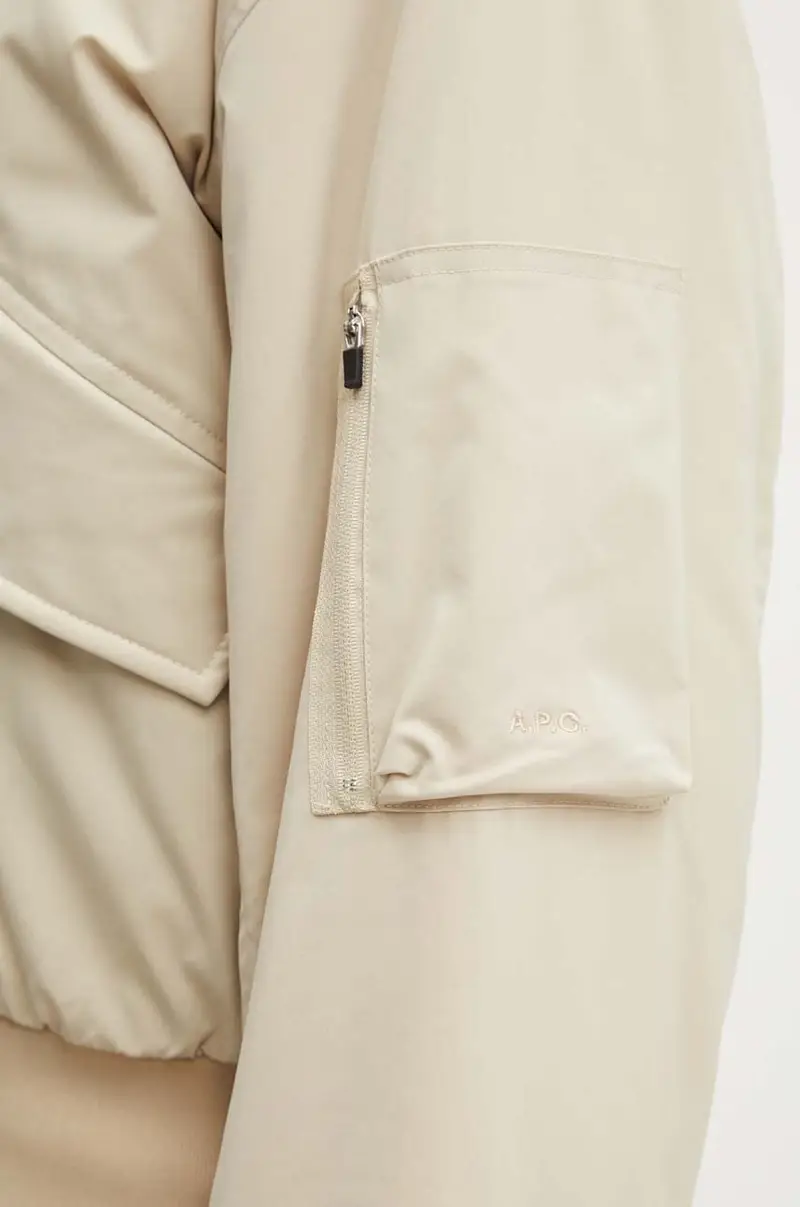 giacca bomber blouson haley donna colore beige PSAIY.F02843 miniatura 4