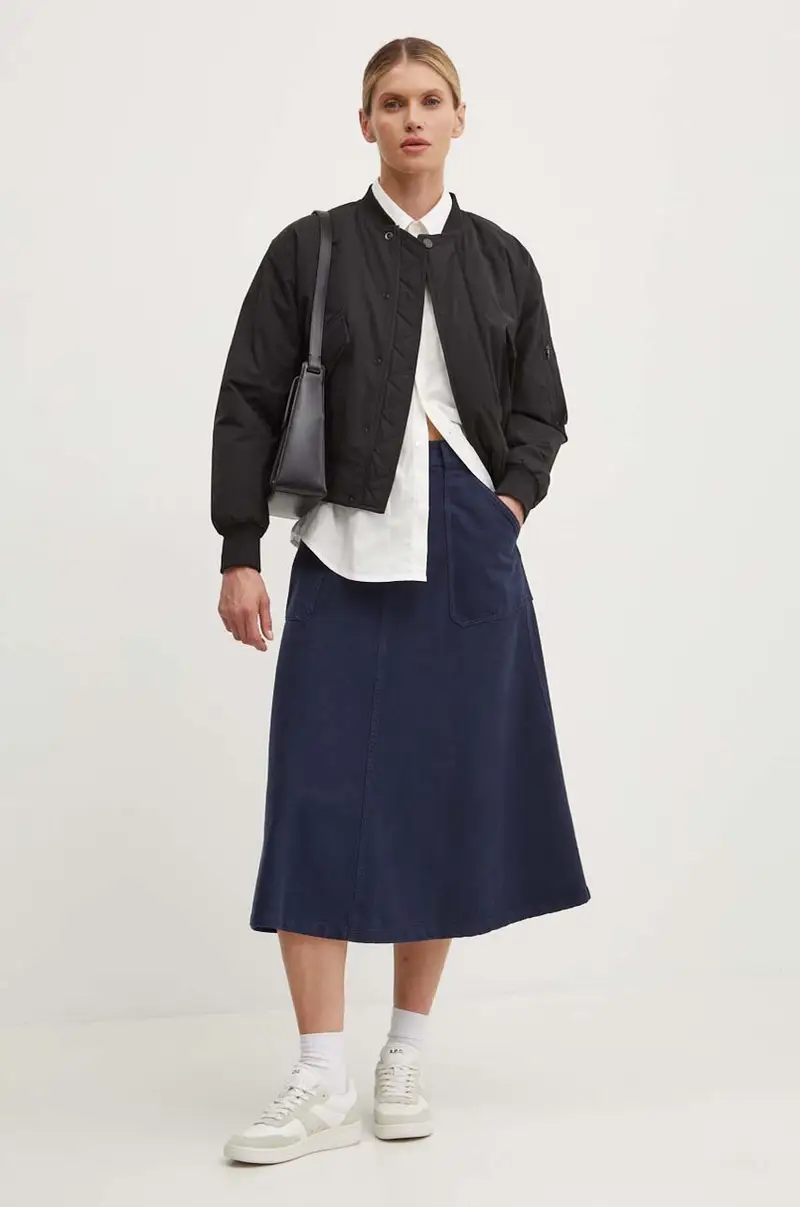 giacca bomber blouson haley donna colore nero PSAIY.F02843 miniatura 2