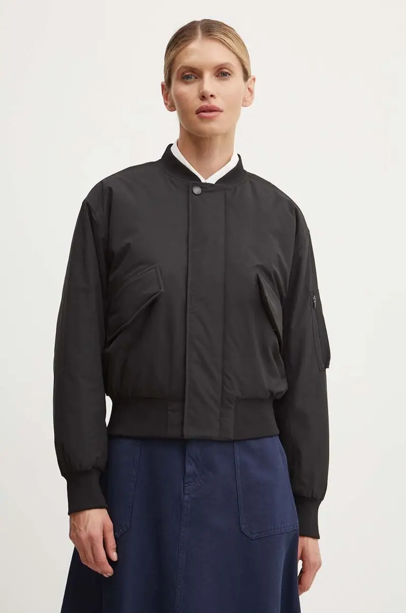 giacca bomber blouson haley donna colore nero PSAIY.F02843 miniatura 4