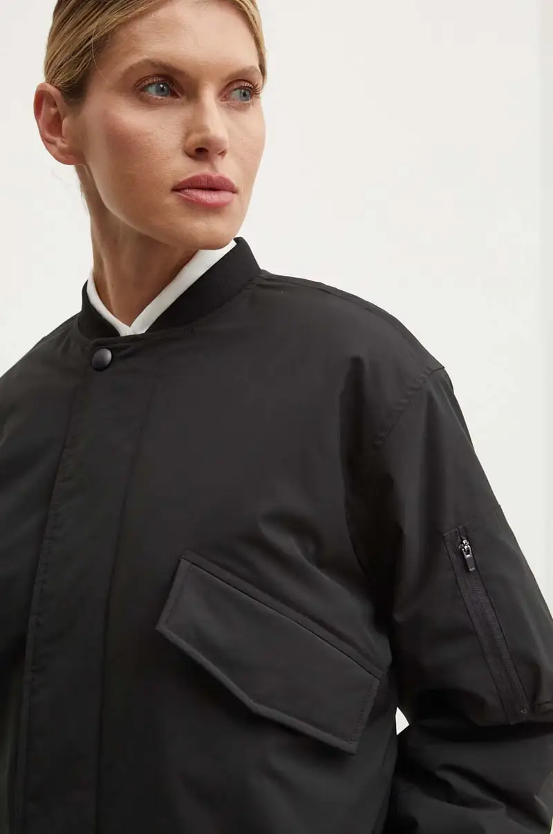 giacca bomber blouson haley donna colore nero PSAIY.F02843 miniatura 5