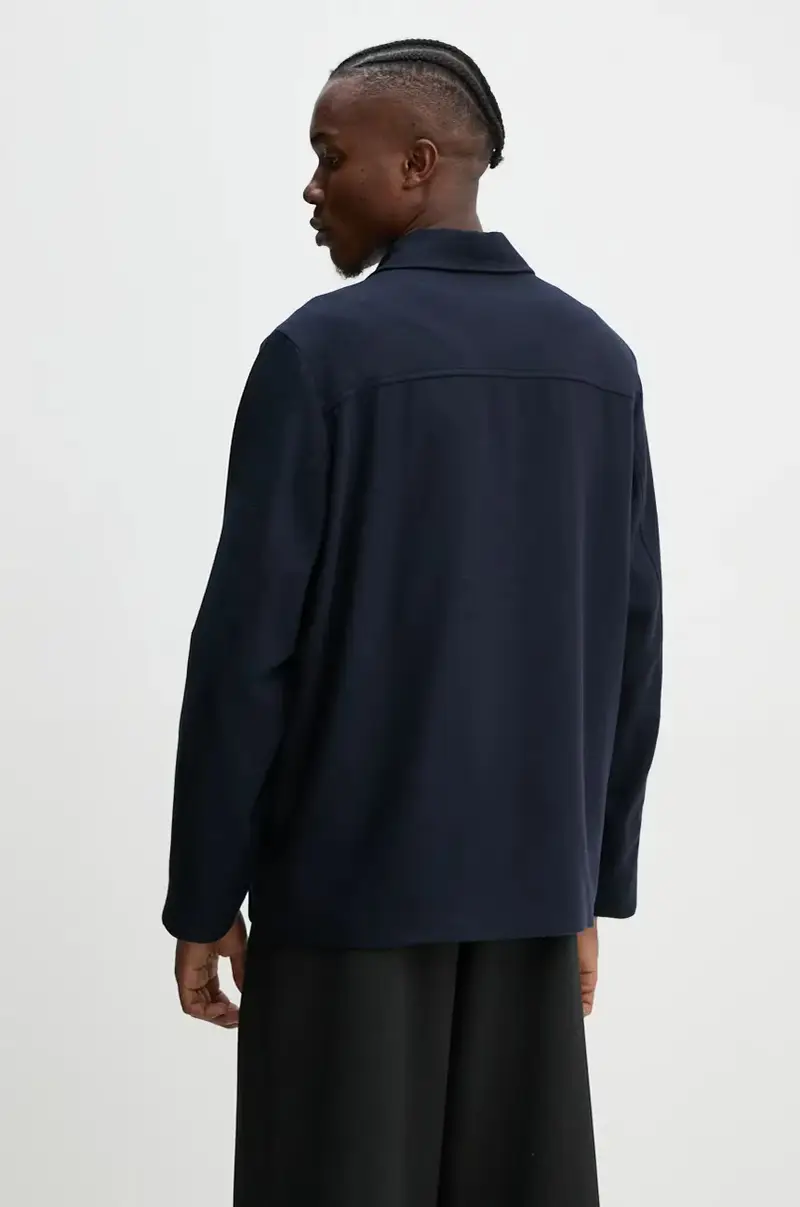 giacca in lana veste jamie colore blu navy WOAPN.H02962 miniatura 3