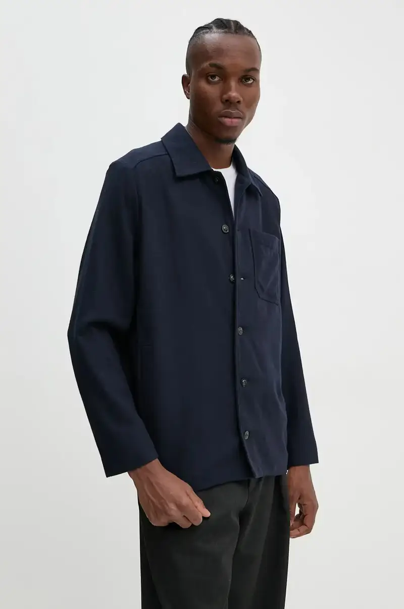 . giacca in lana veste jamie colore blu navy WOAPN.H02962