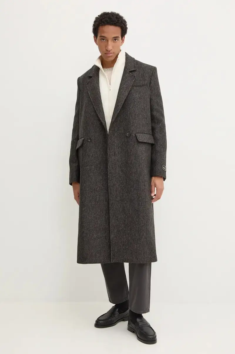 gilet blouson sequoia colore beige con applicazione PSAKA.M02983 miniatura 2