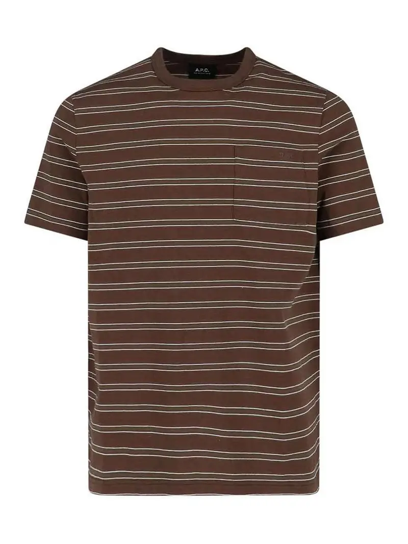 Logo della maglietta Marrone