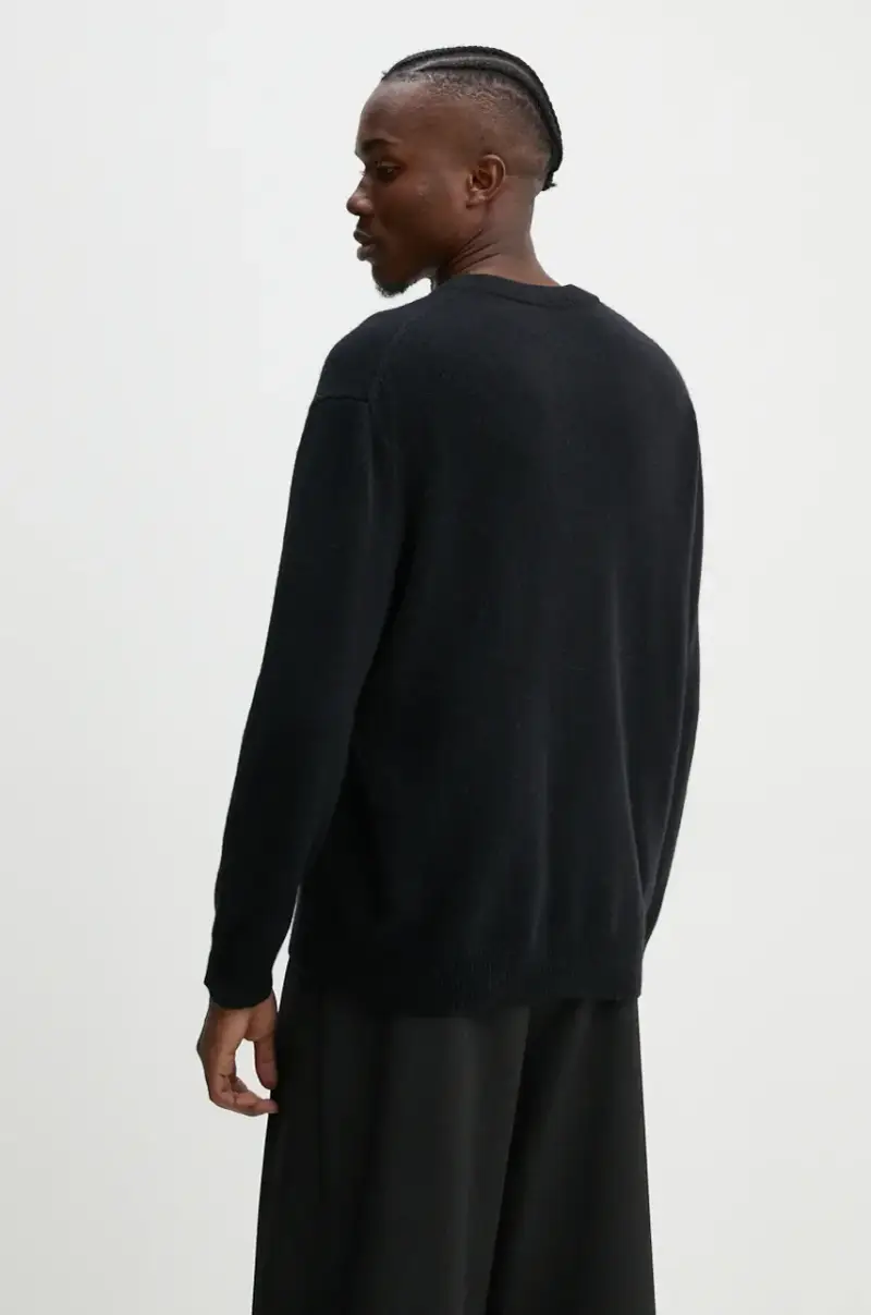 maglione in lana pull dany uomo colore nero WYAAD.M23380 miniatura 3