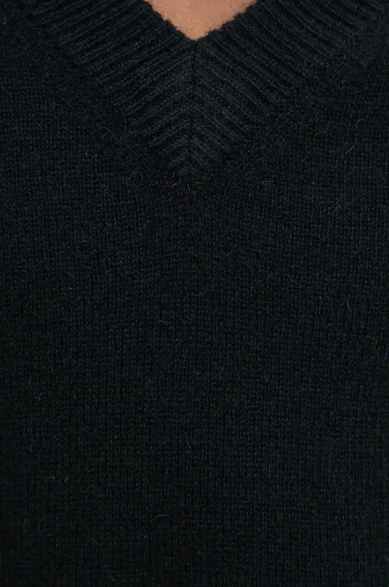 maglione in lana pull dany uomo colore nero WYAAD.M23380 miniatura 5