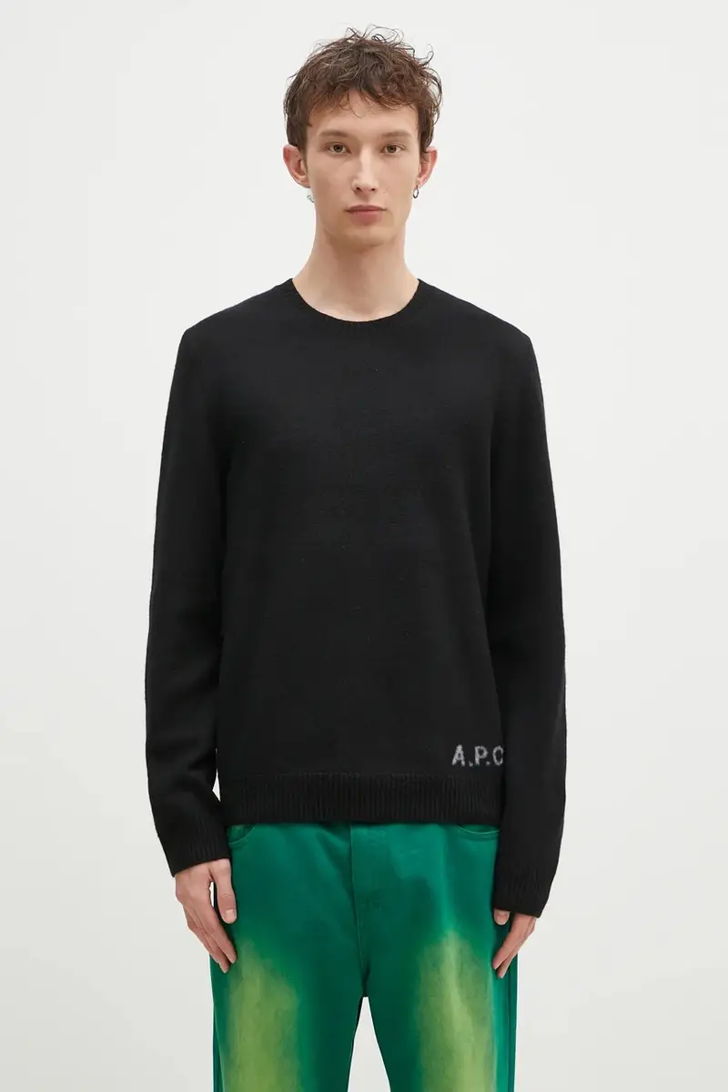 . maglione in lana Pull Edward uomo colore nero WVBDJ.H23059