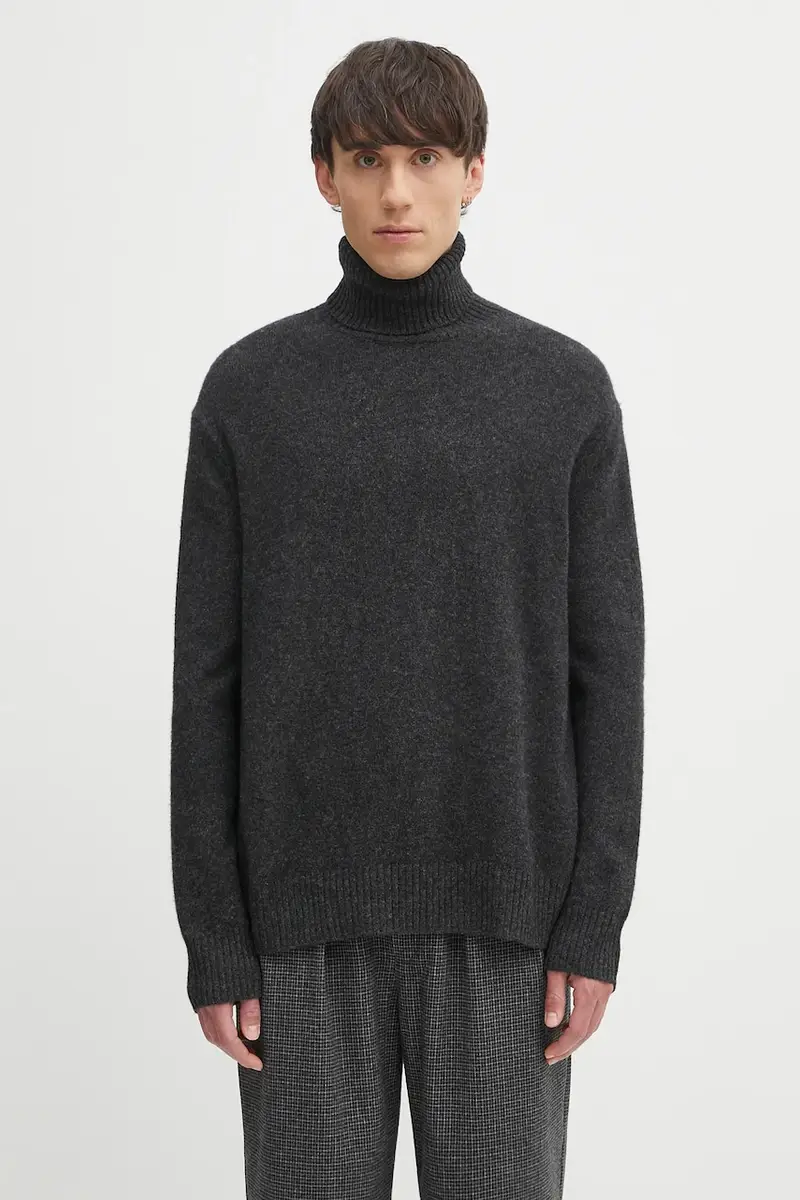 . maglione in lana Pull Mahe uomo colore grigio WYAAD.H23443