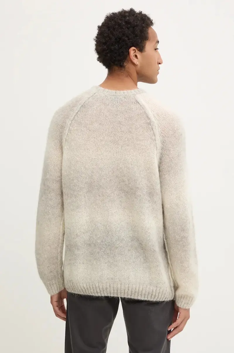 maglione in lana pull mavericks colore beige WPABI.M23396 miniatura 3