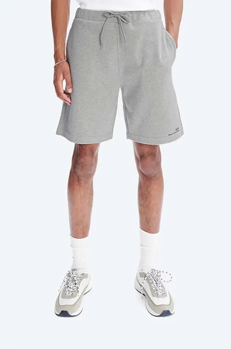 . pantaloncini in cotone Item Short Grigio