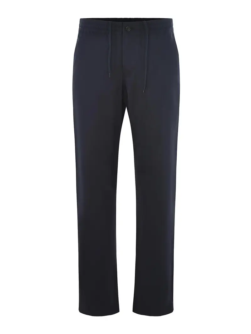 . Pantaloni In Cotone Blu