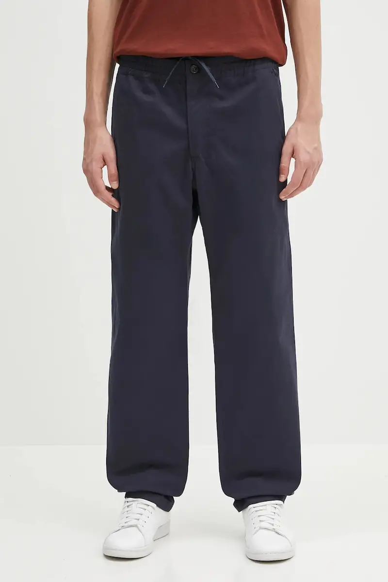 . pantaloni in cotone pantalon chuck colore blu navy COGEW.H08408