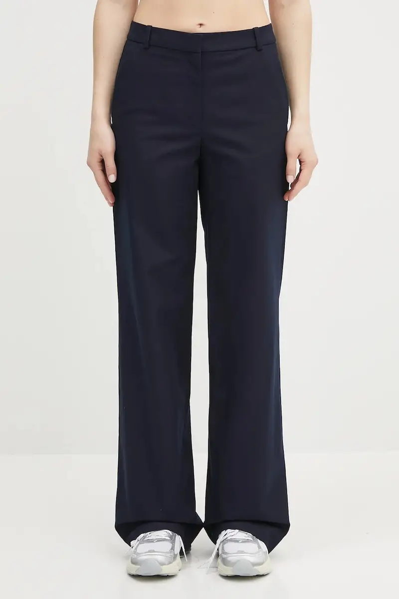 . pantaloni in cotone pantalon margaret donna colore blu navy COHFU.F08476