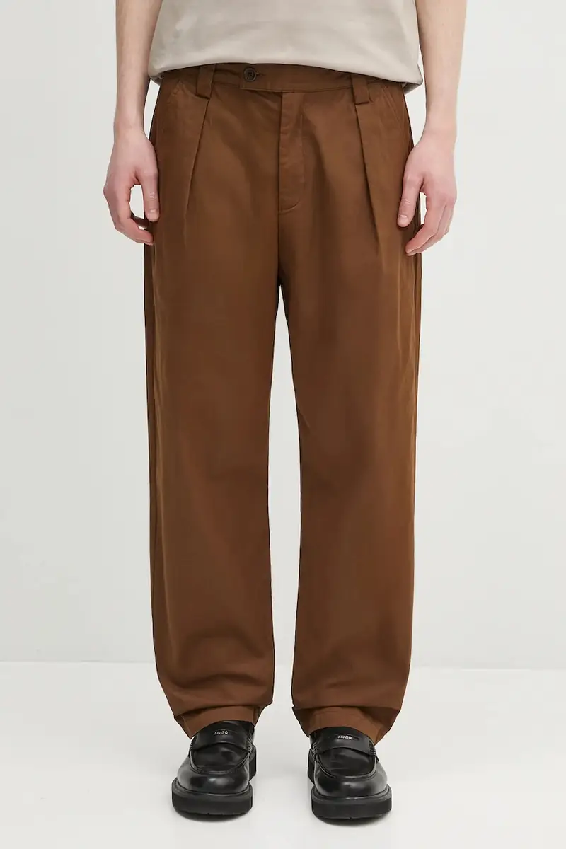 . pantaloni in cotone Pantalon Renato colore marrone COGZR.H08428