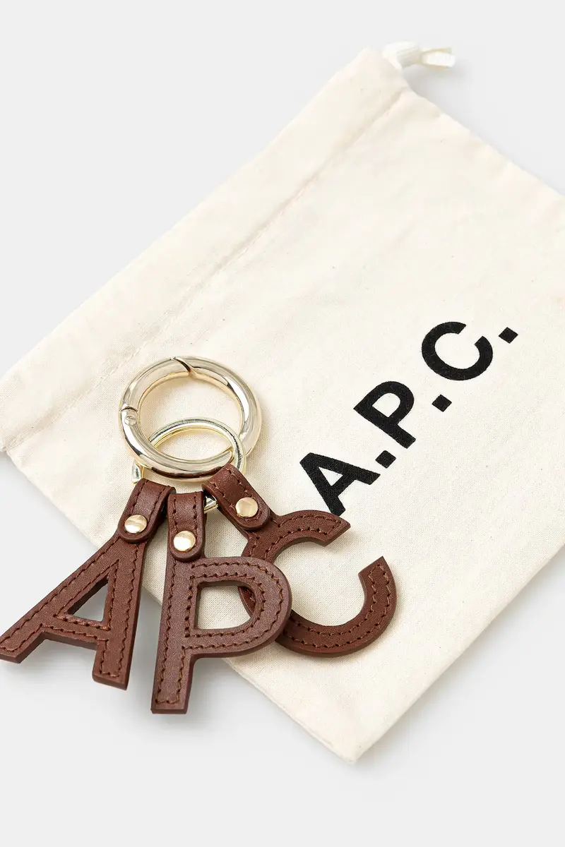 A.P.C. Portachiavi Marrone 3138512 miniatura 3