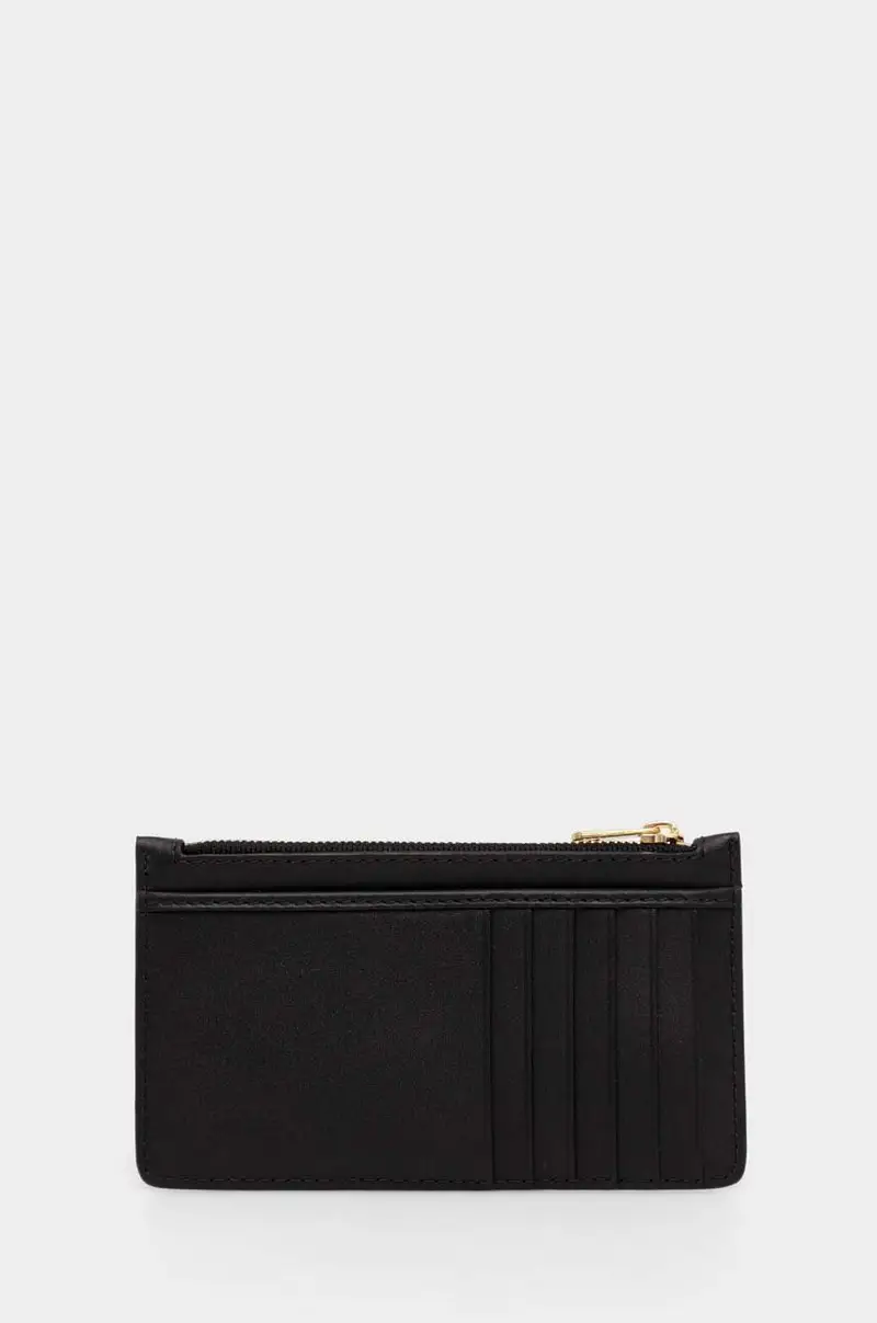 portafoglio in pelle porte-cartes willow donna colore nero PXAWV.F63276 miniatura 2