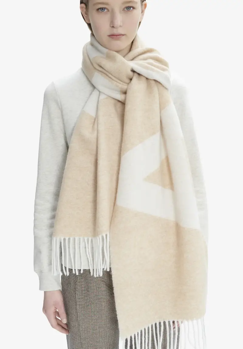 Sciarpa malo cammello miniatura 2