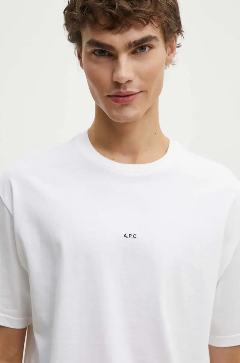 A.P.C. T-shirt Uomo Bianco 3300608 miniatura 4