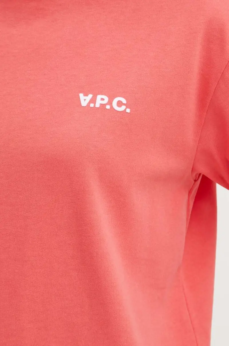 A.P.C. T-shirt Donna Arancione 3287756 miniatura 5