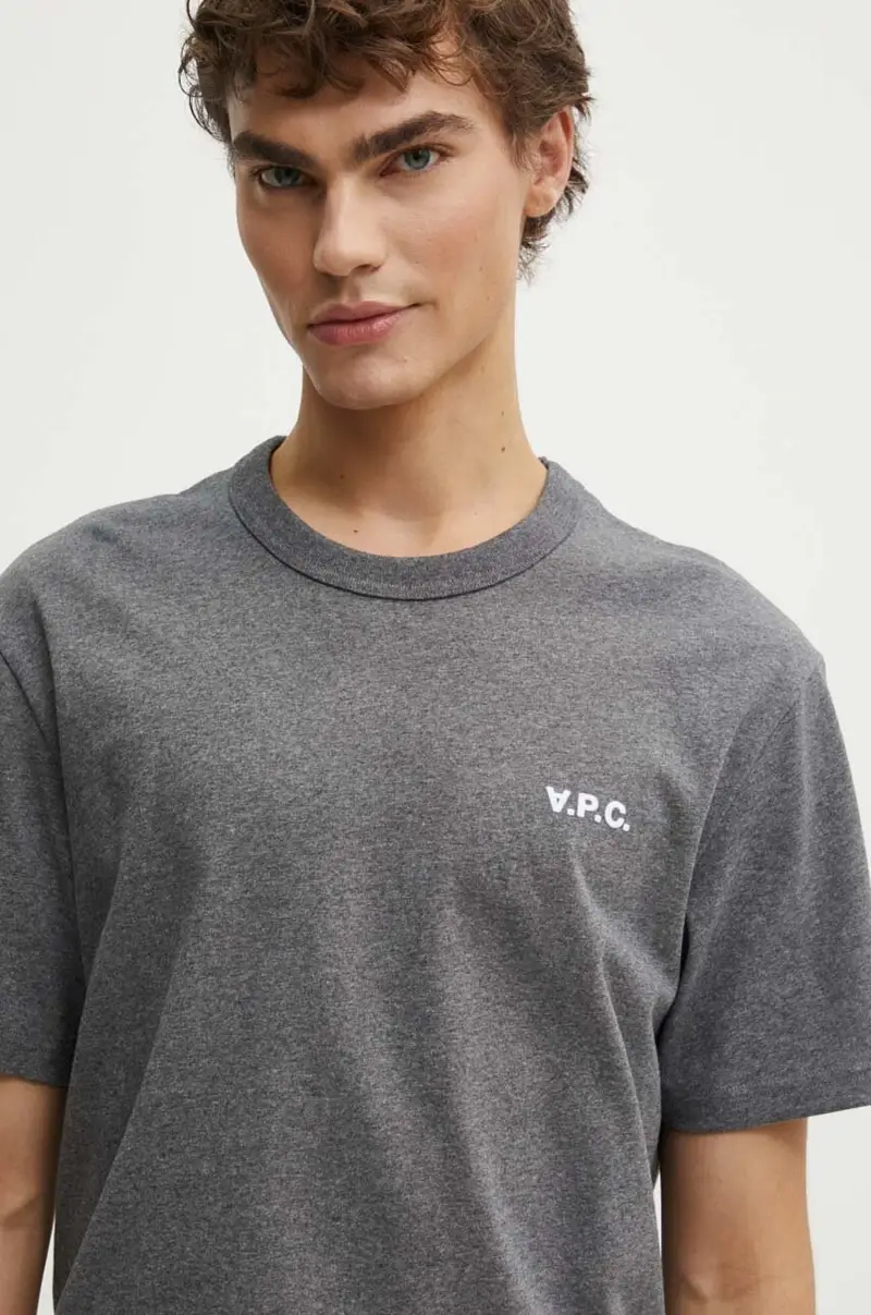 A.P.C. T-shirt Uomo Grigio 3324573 miniatura 4