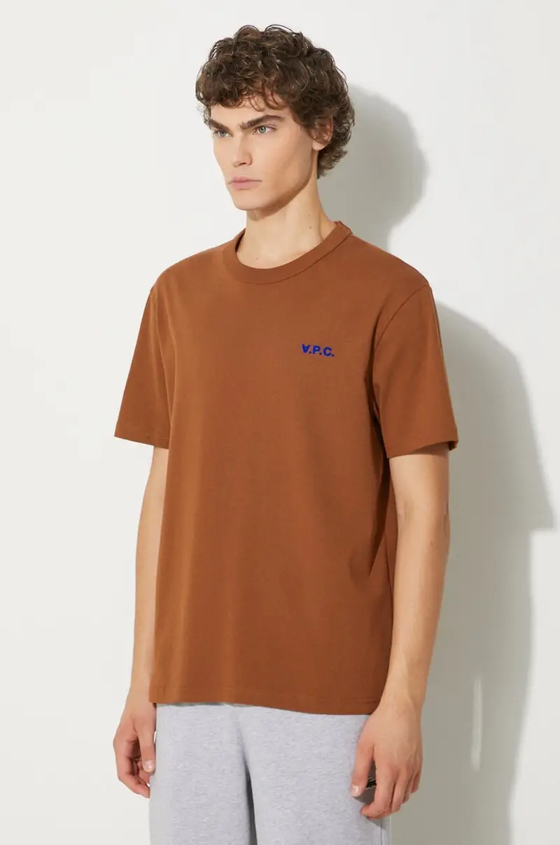 A.P.C. T-shirt Uomo Marrone 2250750