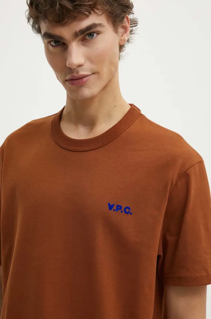 A.P.C. T-shirt Uomo Marrone 3325504