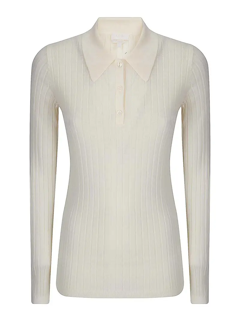 Tirare Col Polo Petites Ctes Beige Chiaro