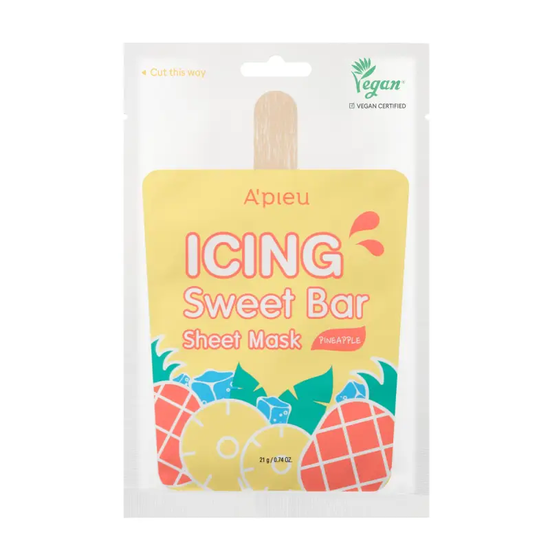 Mask Icing Sweet Bar Sheet Mask Pineapple - Maschera viso idratante