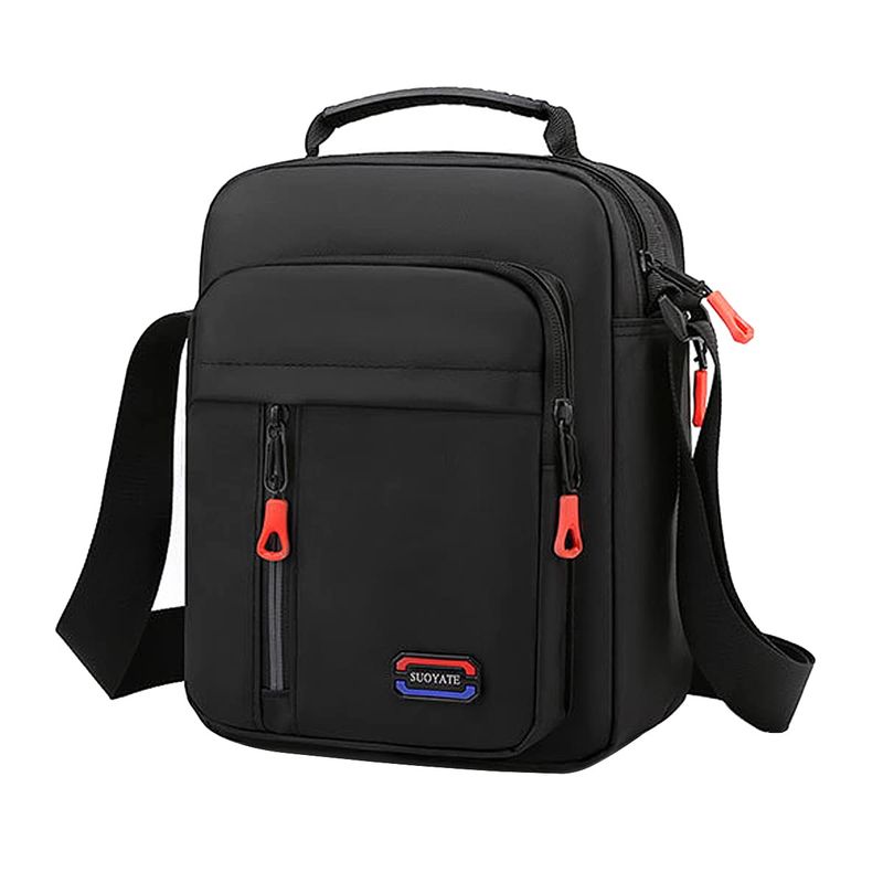 A-QMZL Borsello Uomo Nero 22507