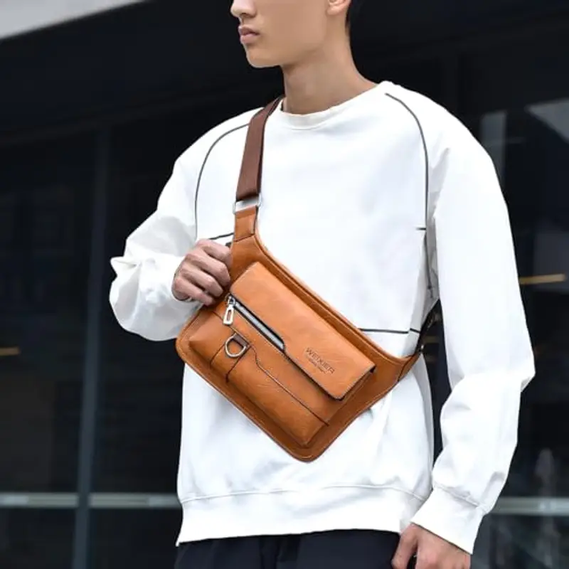 A-QMZL Borsello Uomo Marrone 1095443 miniatura 2