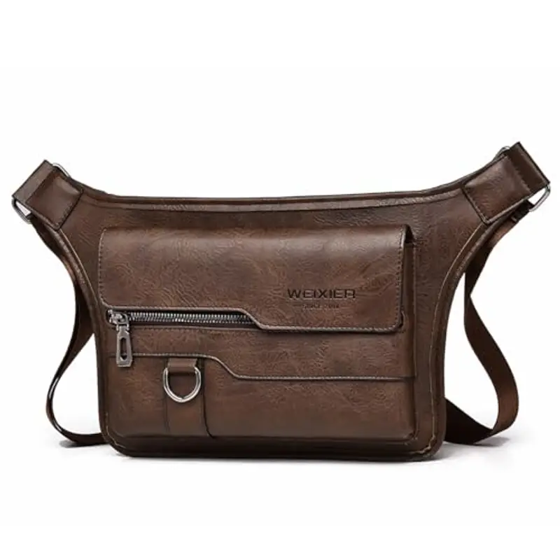 A-QMZL Borsello Uomo Marrone 1602749