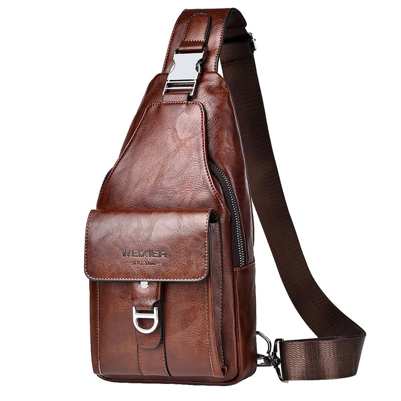 A-QMZL Borsello Uomo Marrone 16527