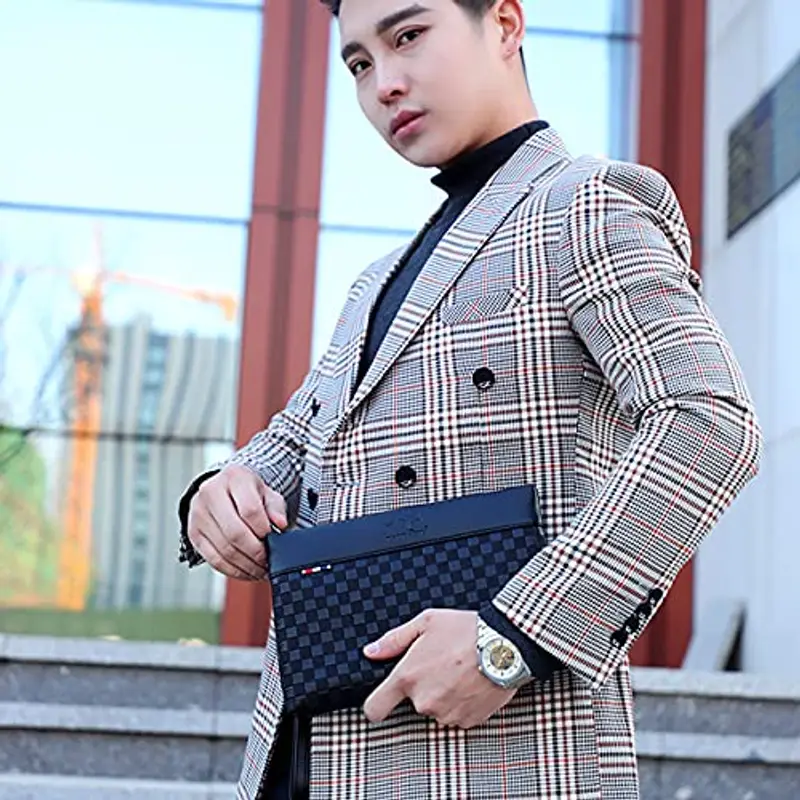 A-QMZL Portafogli Uomo Nero 796542 miniatura 2